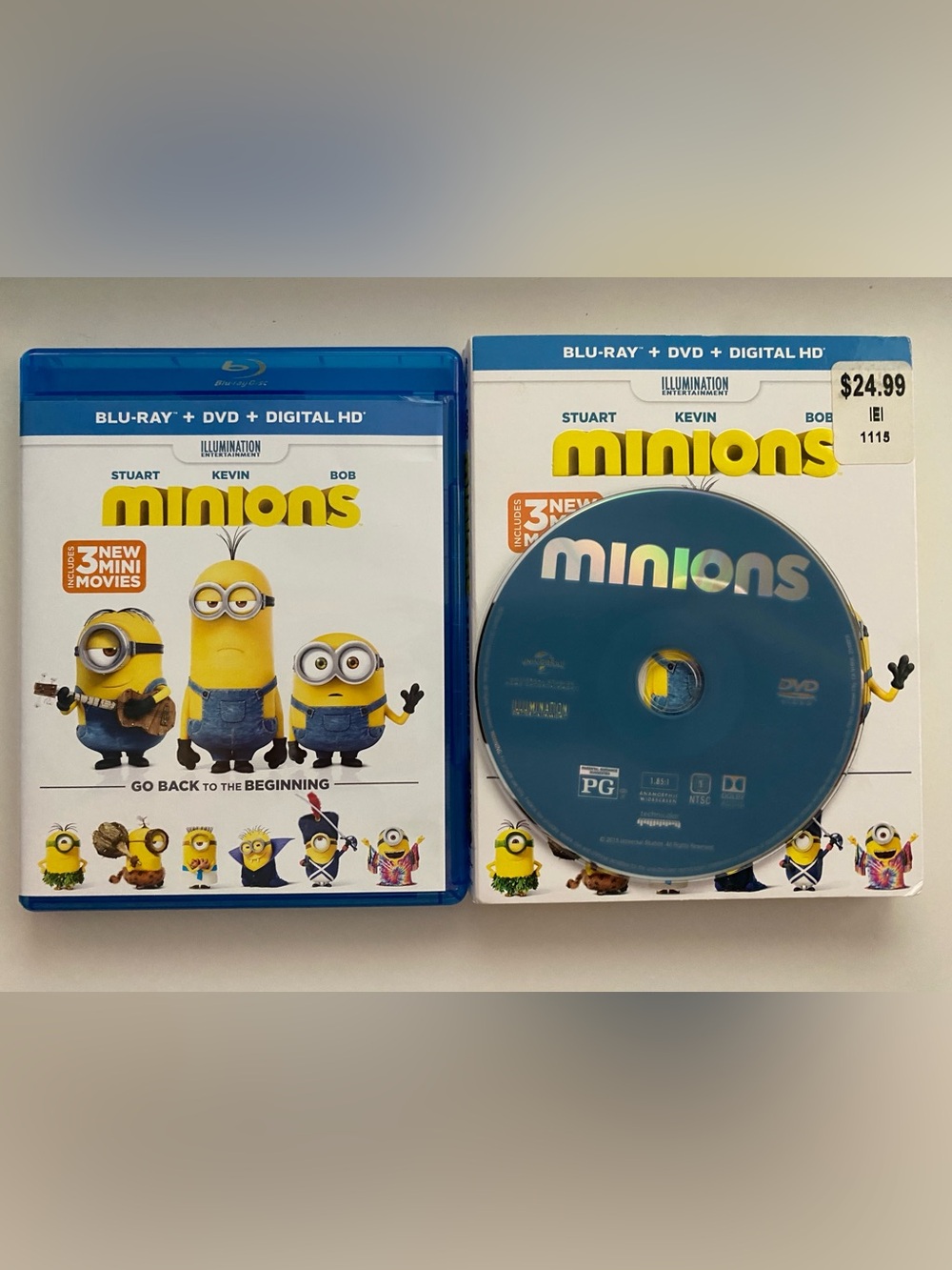 Disney Minions DVD only with case